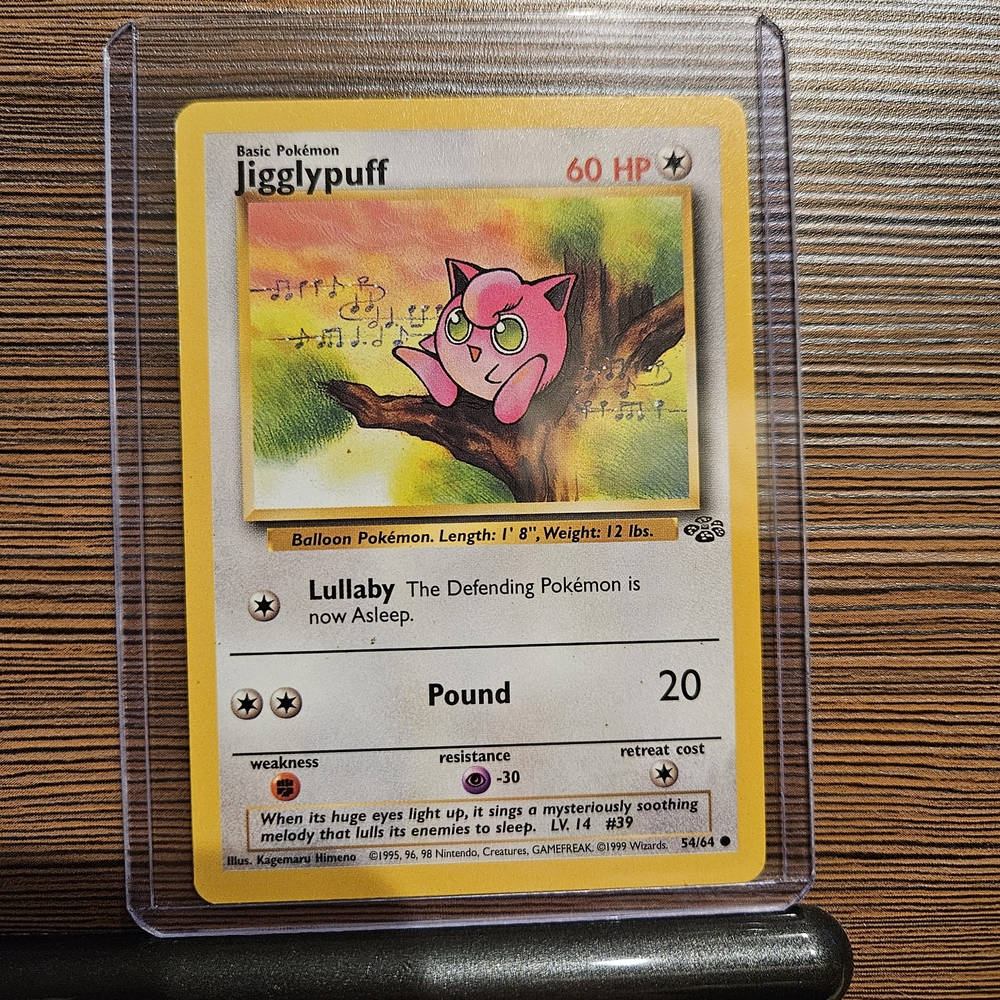 Pokemon Jigglypuff 54/64 Jungle Trading Card